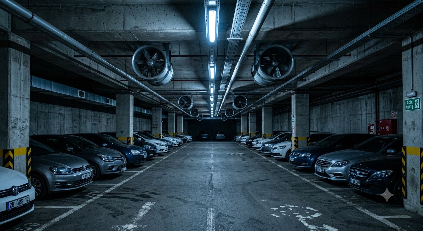 Sığınak ve kapalı otopark havalandırması